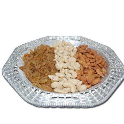 "Dryfruit Thali - code RD200 - Click here to View more details about this Product